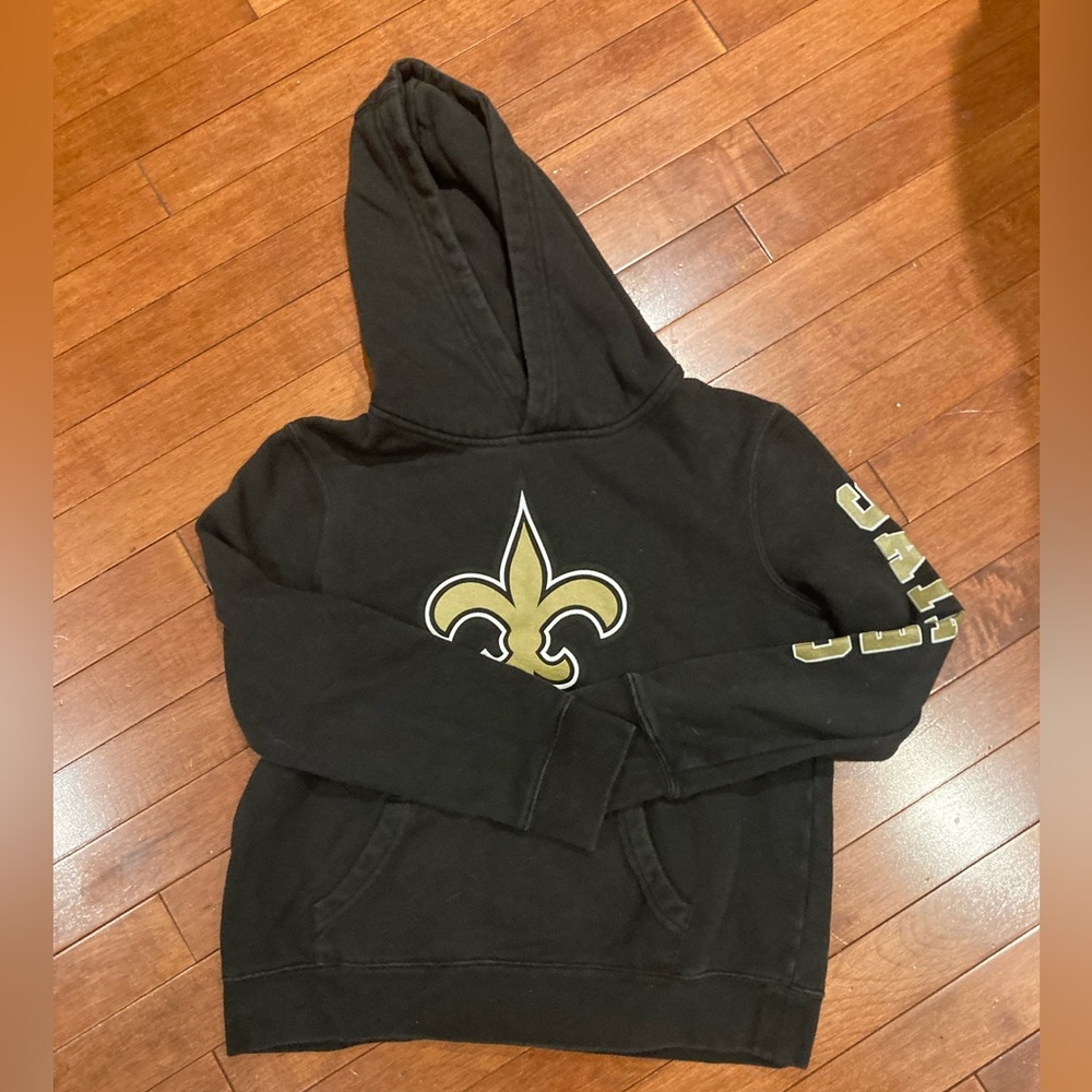 Fanatics NFL Saints Youth Black Hoodie